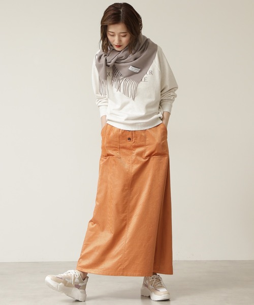 NATURAL BEAUTY BASIC（ナチュラルビューティーベーシック）の「カシミヤライトストール（ストール/ショール・レディース・オフホワイト/ベージュ系その他2/ラベンダー/ブルー・FREE）」の6枚目の写真