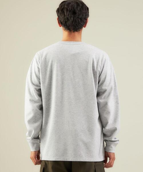 DAIWA 別注 ロゴデザイン ロングTシャツ グリーングレー L DAIWA 別注 ロゴデザイン ロングTシャツ グリーングレー L
