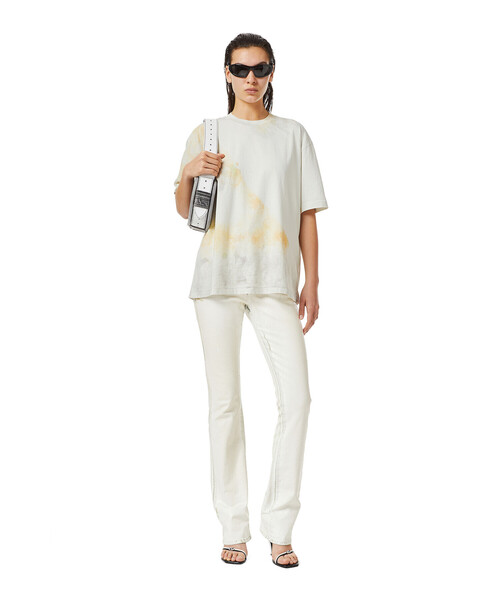 DIESEL（ディーゼル）の「ユニセックス 半袖 Tシャツ トップス オーバーサイズ（Tシャツ/カットソー・レディース・ホワイト・MEDIUM/SMALL/X-SMALL）」の2枚目の写真