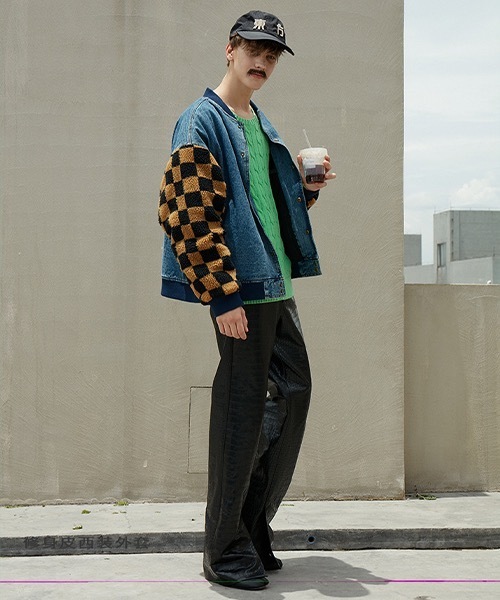 MIXSEVEN(ミックスセブン)の「ボアスリーブデニムジャケット MX21AW11【MIX SEVEN】(デニムジャケット・メンズ・インディゴブルー・S/M/L)」の7枚目の写真