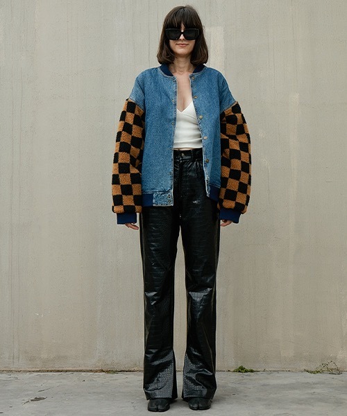 MIXSEVEN(ミックスセブン)の「ボアスリーブデニムジャケット MX21AW11【MIX SEVEN】(デニムジャケット・メンズ・インディゴブルー・S/M/L)」の11枚目の写真