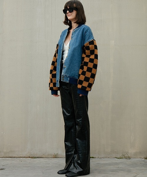 MIXSEVEN(ミックスセブン)の「ボアスリーブデニムジャケット MX21AW11【MIX SEVEN】(デニムジャケット・メンズ・インディゴブルー・S/M/L)」の10枚目の写真