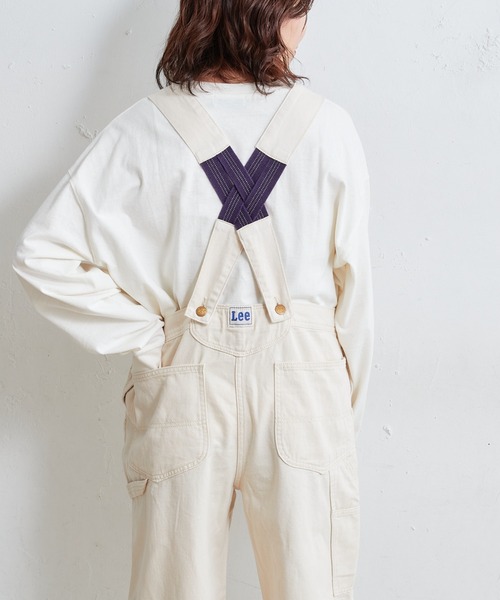 Lee（リー）の「【Lee/リー】別注ローバックオーバーオール（サロペット/オーバーオール・レディース・ブラック/ブルー/アイボリー・SMALL/MEDIUM）」の10枚目の写真