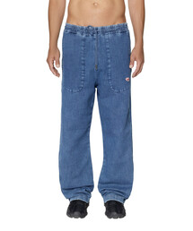 DIESEL | DIESEL SS22 ユニセックス  トラックデニム ジョグファブリック(デニムパンツ)