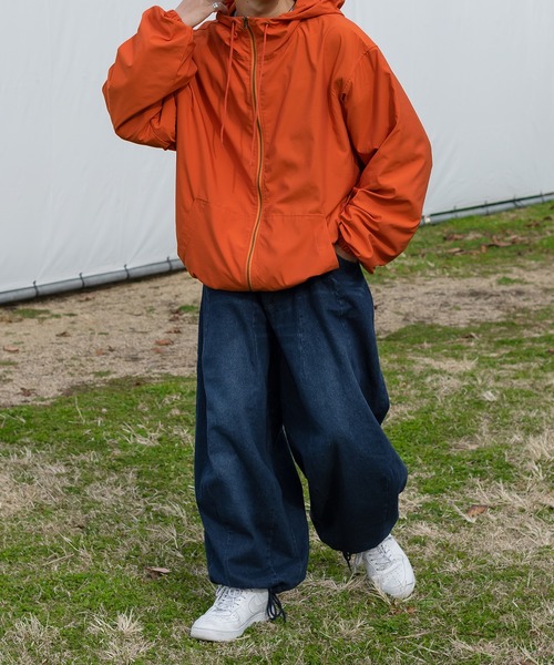 kutir(クティール)の「ワイドタックバルーンデニムパンツ(デニムパンツ・メンズ・ブラック/インディゴブルー・SMALL/MEDIUM/LARGE)」の14枚目の写真