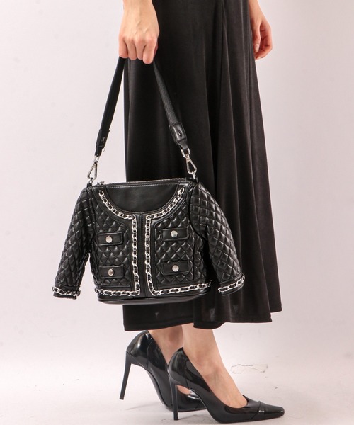 CASTELBAJAC ショルダーバッグ ブラック LUXE クリスマス 黒 CASTELBAJAC ショルダーバッグ ブラック LUXE クリスマス 黒