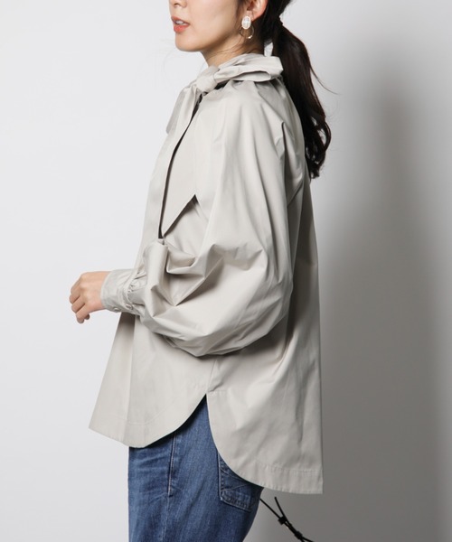 INTERPLANET（インタープラネット）の「【ａｎａｎａ】ボリューム袖ＢＩＧリボンミディ丈ブラウス（シャツ/ブラウス・レディース・ベージュ/オフホワイト・FREE）」の11枚目の写真