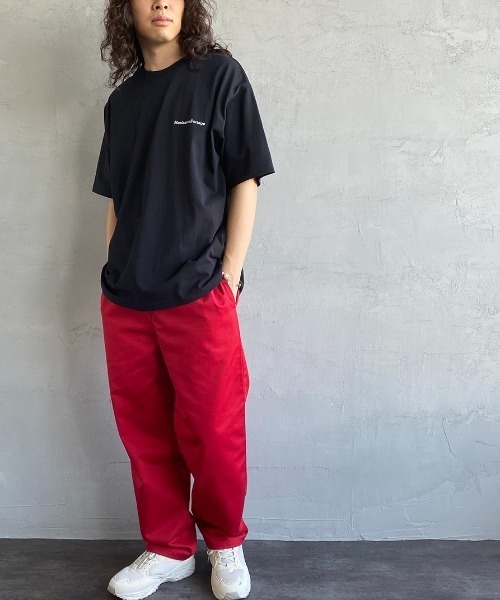 Manhattan Portage（マンハッタンポーテージ）の「[MANHATTAN PORTAGE/マンハッタンポーテージ] 別注 ブランドロゴ バックプリントTシャツ（Tシャツ/カットソー・レディース・ホワイト/ブラック/レッド・S/M/L/XL）」の6枚目の写真