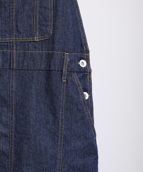 ap retro（アプレトロ）の「マーメイドジャンスカ（ジャンパースカート・レディース・カーキ/インディゴブルー/アイボリー・FREE）」の4枚目の写真