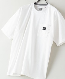 USAコットン ビッグシルエット ワンポイントブランドロゴワッペンTシャツ