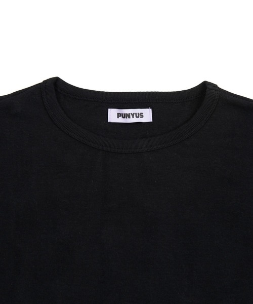 PUNYUS(プニュズ)の「クロップドトップス(Tシャツ/カットソー・レディース・ブラック/グリーン/オフホワイト/ライトピンク/オレンジ/ライトパープル・3/4/1/2)」の10枚目の写真