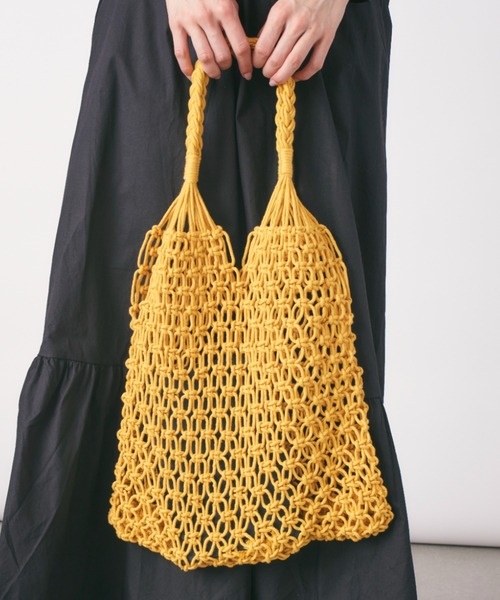 SETUP7(セットアップセブン)の「【SETUP7】イージーブレード手提げバッグ SCCH70(ハンドバッグ・レディース・ベージュ/ピンク/イエロー/オレンジ/ブラック/グレー/カーキ・FREE)」の8枚目の写真