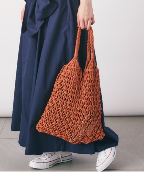 SETUP7(セットアップセブン)の「【SETUP7】イージーブレード手提げバッグ SCCH70(ハンドバッグ・レディース・ベージュ/ピンク/イエロー/オレンジ/ブラック/グレー/カーキ・FREE)」の15枚目の写真