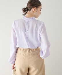 La TOTALITE | 《追加3》ジョーゼットフリルスキッパーブラウス◆(シャツ/ブラウス)