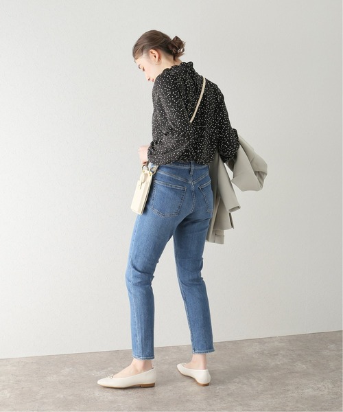 La TOTALITE（ラトータリテ）の「《追加3》ジョーゼットフリルスキッパーブラウス◆（シャツ/ブラウス・レディース・ホワイト/ブラック/ラベンダー・FREE）」の16枚目の写真