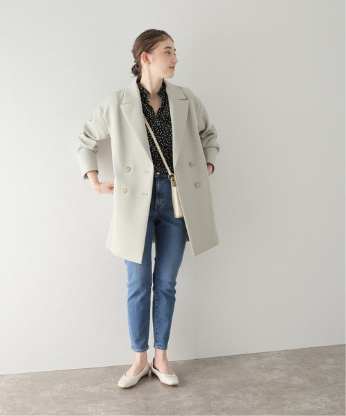 La TOTALITE（ラトータリテ）の「《追加3》ジョーゼットフリルスキッパーブラウス◆（シャツ/ブラウス・レディース・ホワイト/ブラック/ラベンダー・FREE）」の17枚目の写真