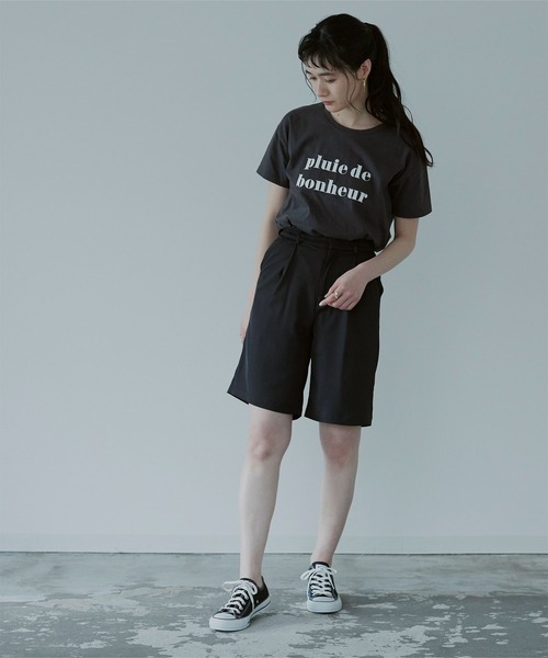 miette(ミエット)の「エステルツイルハーフパンツ(その他パンツ・レディース・ブラック/グリーン/アイボリー・FREE)」の16枚目の写真