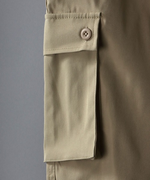 SITRY(シトリー)の「sarrouel Jogger balloon cargo Pants/サルエル ジョガー ミリタリー バルーン カーゴ パンツ/カラーパンツ(カーゴパンツ・メンズ・ブラック/オリーブ/グレイッシュベージュ・M/L)」の9枚目の写真