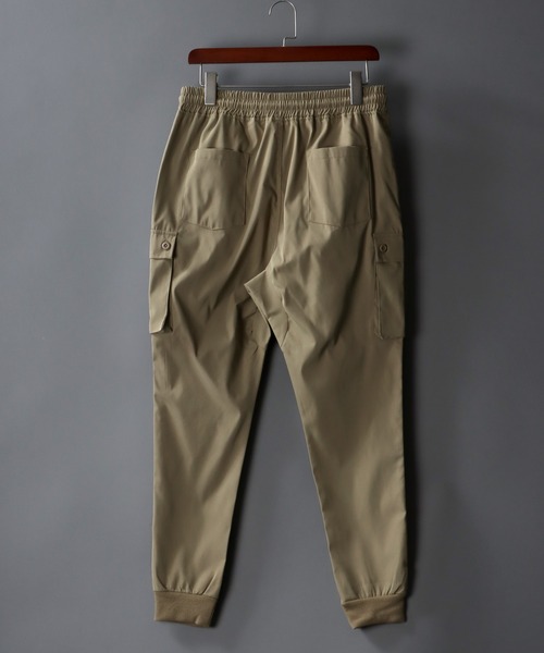 SITRY(シトリー)の「sarrouel Jogger balloon cargo Pants/サルエル ジョガー ミリタリー バルーン カーゴ パンツ/カラーパンツ(カーゴパンツ・メンズ・ブラック/オリーブ/グレイッシュベージュ・M/L)」の5枚目の写真