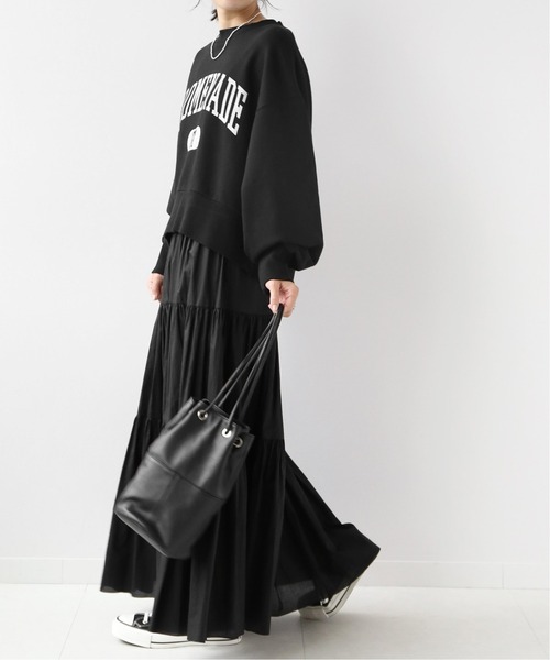 JOURNAL STANDARD relume（ジャーナルスタンダード　レリューム）の「《追加》カレッジスウェットNo.67（スウェット・レディース・ブラック/ベージュ/ホワイト・FREE）」の5枚目の写真