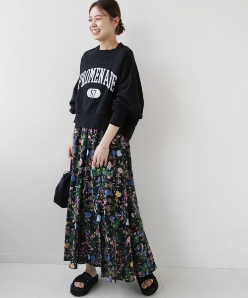 JOURNAL STANDARD relume（ジャーナルスタンダード　レリューム）の「《追加》カレッジスウェットNo.67（スウェット・レディース・ブラック/ベージュ/ホワイト・FREE）」の22枚目の写真