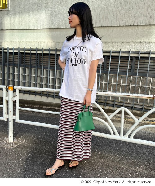 GOOD ROCK SPEED（グッドロックスピード）の「NYC Tee（Tシャツ/カットソー・レディース・ホワイト/ネイビー/ピンク・FREE）」の17枚目の写真