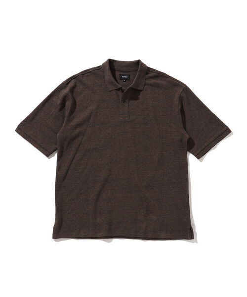 BEAMS(ビームス)の「BEAMS / ルーズフィット カノコ ポロシャツ(ポロシャツ・メンズ・オリーブ/ライトブラウン・SMALL/MEDIUM/LARGE/X-LARGE)」の14枚目の写真
