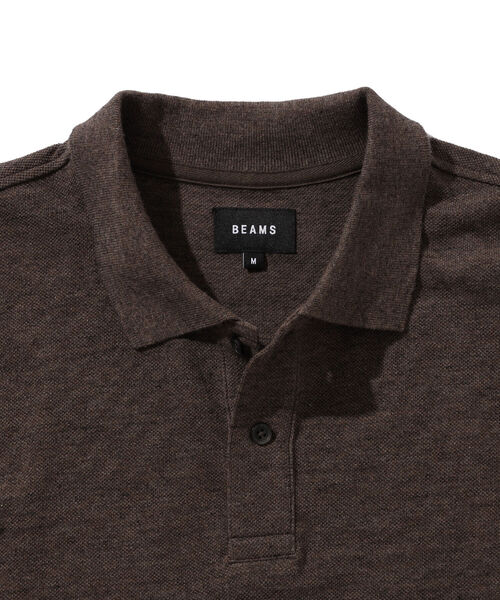 BEAMS(ビームス)の「BEAMS / ルーズフィット カノコ ポロシャツ(ポロシャツ・メンズ・オリーブ/ライトブラウン・SMALL/MEDIUM/LARGE/X-LARGE)」の10枚目の写真