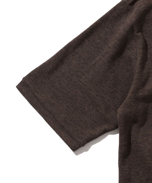 BEAMS(ビームス)の「BEAMS / ルーズフィット カノコ ポロシャツ(ポロシャツ・メンズ・オリーブ/ライトブラウン・SMALL/MEDIUM/LARGE/X-LARGE)」の13枚目の写真