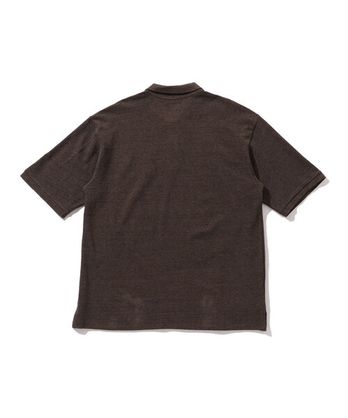 BEAMS(ビームス)の「BEAMS / ルーズフィット カノコ ポロシャツ(ポロシャツ・メンズ・オリーブ/ライトブラウン・SMALL/MEDIUM/LARGE/X-LARGE)」の8枚目の写真