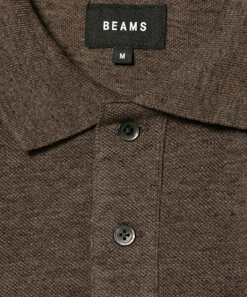 BEAMS(ビームス)の「BEAMS / ルーズフィット カノコ ポロシャツ(ポロシャツ・メンズ・オリーブ/ライトブラウン・SMALL/MEDIUM/LARGE/X-LARGE)」の22枚目の写真