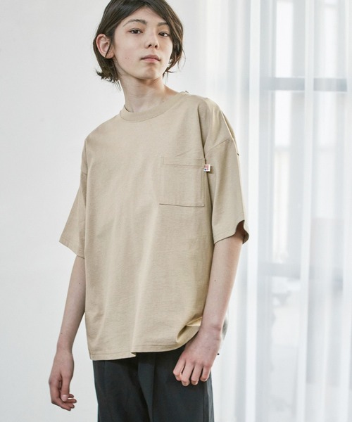 GLOBAL WORK(グローバルワーク)の「AND YUA ANY/USAラッキーカラー半袖/263877(Tシャツ/カットソー・キッズ・チャコールグレー/ライトブルー/ブラック/ベージュ/ブルー/ライトグリーン/パープル系その他5/グリーン/グリーン系その他6・150cm/160cm)」の1枚目の写真