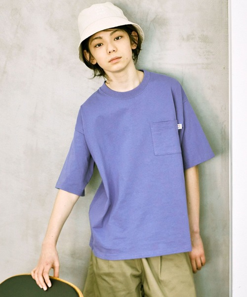 GLOBAL WORK(グローバルワーク)の「AND YUA ANY/USAラッキーカラー半袖/263877(Tシャツ/カットソー・キッズ・チャコールグレー/ライトブルー/ブラック/ベージュ/ブルー/ライトグリーン/パープル系その他5/グリーン/グリーン系その他6・150cm/160cm)」の9枚目の写真
