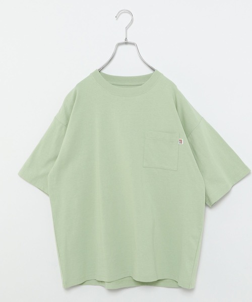 GLOBAL WORK(グローバルワーク)の「AND YUA ANY/USAラッキーカラー半袖/263877(Tシャツ/カットソー・キッズ・チャコールグレー/ライトブルー/ブラック/ベージュ/ブルー/ライトグリーン/パープル系その他5/グリーン/グリーン系その他6・150cm/160cm)」の21枚目の写真
