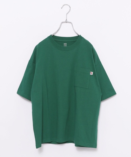 GLOBAL WORK(グローバルワーク)の「AND YUA ANY/USAラッキーカラー半袖/263877(Tシャツ/カットソー・キッズ・チャコールグレー/ライトブルー/ブラック/ベージュ/ブルー/ライトグリーン/パープル系その他5/グリーン/グリーン系その他6・150cm/160cm)」の20枚目の写真