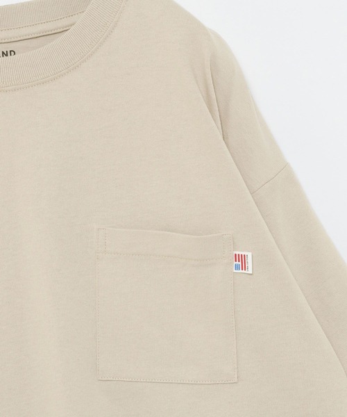 GLOBAL WORK(グローバルワーク)の「AND YUA ANY/USAラッキーカラー半袖/263877(Tシャツ/カットソー・キッズ・チャコールグレー/ライトブルー/ブラック/ベージュ/ブルー/ライトグリーン/パープル系その他5/グリーン/グリーン系その他6・150cm/160cm)」の15枚目の写真