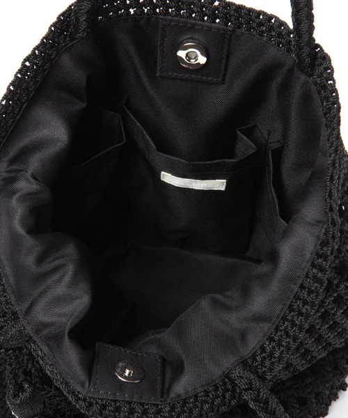 studio CLIP（スタディオクリップ）の「透かし編みタッセルトートバッグ（トートバッグ・レディース・ブラウン/ブラック/アイボリー・FREE）」の14枚目の写真