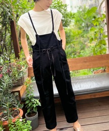ストレッチベルベットサロペット