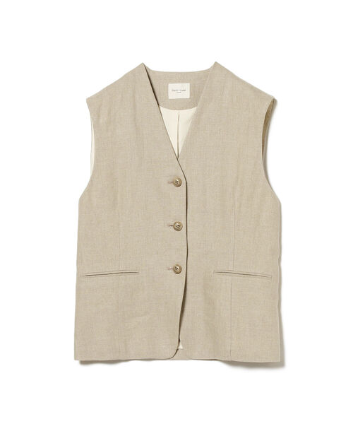 「Demi-Luxe BEAMS」 ベスト 38 ベージュ レディース Demi-Luxe BEAMS 「Demi-Luxe BEAMS」 ベスト 38 ベージュ