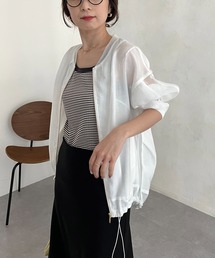 CAPRICIEUX LE'MAGE | シアー切替ブルゾン(ブルゾン)