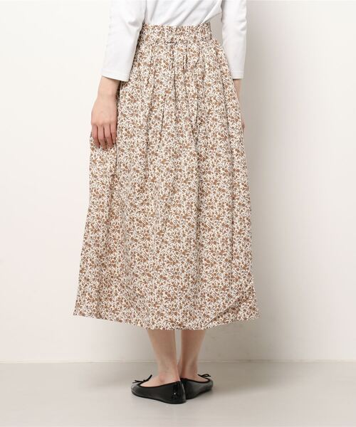 Samansa Mos2（サマンサ モスモス）の「ギャザースカート（スカート・レディース・オレンジ/ネイビー/ブラック/キナリ/モカ・ﾌﾘ-）」の18枚目の写真