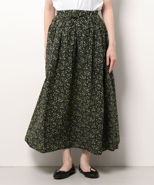 Samansa Mos2（サマンサ モスモス）の「ギャザースカート（スカート・レディース・オレンジ/ネイビー/ブラック/キナリ/モカ・ﾌﾘ-）」の20枚目の写真