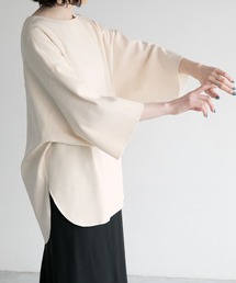 yuw | ボートネックルーズプルオーバー　281251(Tシャツ/カットソー)