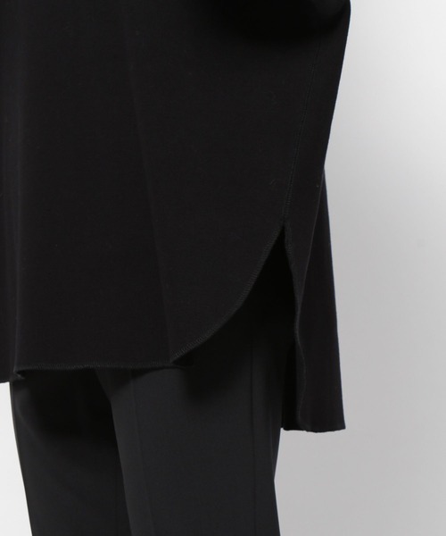 yuw(ユウ)の「ボートネックルーズプルオーバー 281251(Tシャツ/カットソー・レディース・ブラック/アイボリー・FREE)」の15枚目の写真