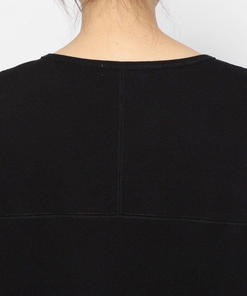 yuw(ユウ)の「ボートネックルーズプルオーバー 281251(Tシャツ/カットソー・レディース・ブラック/アイボリー・FREE)」の16枚目の写真
