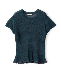 TOMORROWLAND  | ムリネリネン フリルスリーブプルオーバー(ニット/セーター)