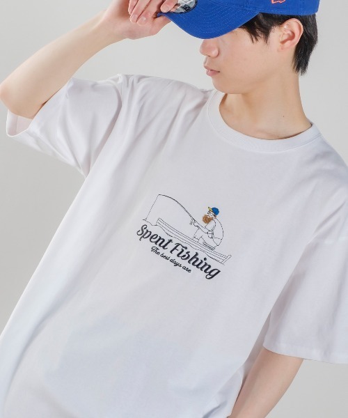 improves（インプローブス）の「USコットン サガラ刺しゅう 半袖Tシャツ（Tシャツ/カットソー・メンズ・E/D/B/A/F/C・LARGE/MEDIUM）」の2枚目の写真