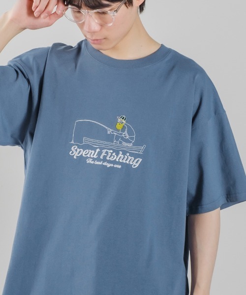 improves（インプローブス）の「USコットン サガラ刺しゅう 半袖Tシャツ（Tシャツ/カットソー・メンズ・E/D/B/A/F/C・LARGE/MEDIUM）」の4枚目の写真