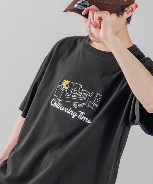 improves（インプローブス）の「USコットン サガラ刺しゅう 半袖Tシャツ（Tシャツ/カットソー・メンズ・E/D/B/A/F/C・LARGE/MEDIUM）」の6枚目の写真