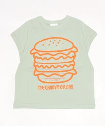 GROOVY COLORS | 天竺 HUMBURGER ノースリーブTシャツ(Tシャツ/カットソー)